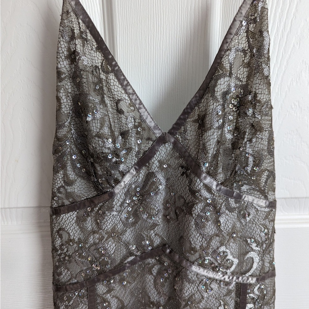 Gray Party, Formal, or Special Occassion Dress from the Limited with Sequins